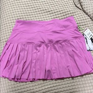 Pink Pleated Women's Skirt